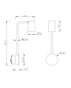 SAL BLANCO * APLIQUE LED GU10 BLANCO